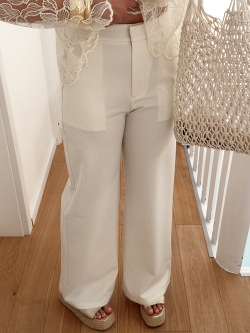 Pantalon DUCHESSE Beige