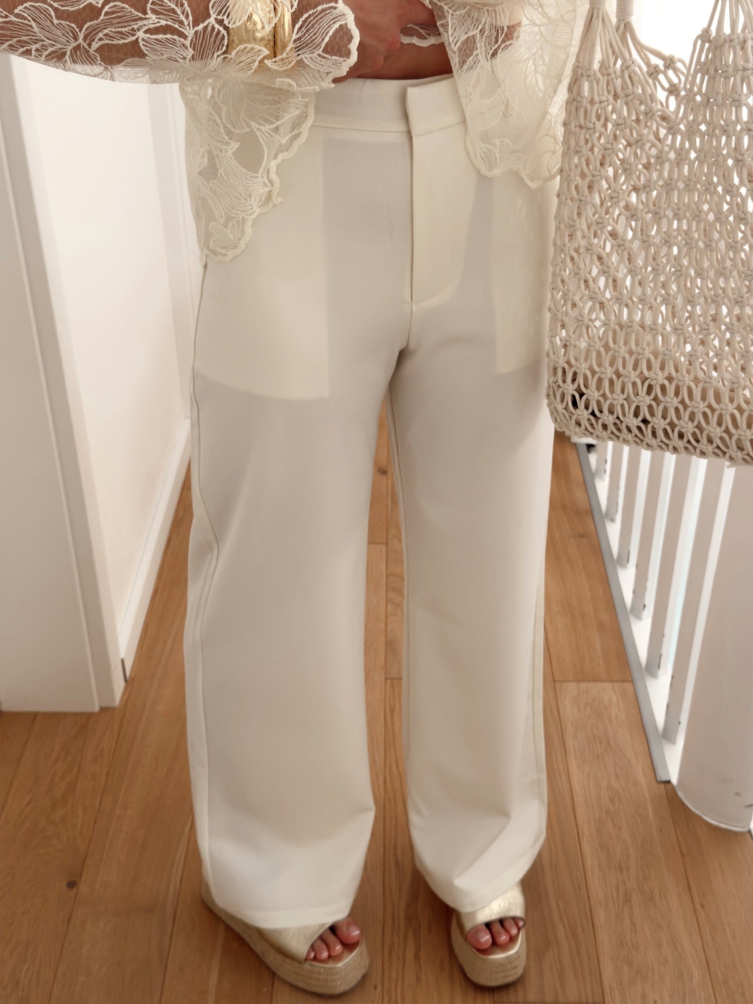 Pantalon DUCHESSE Beige