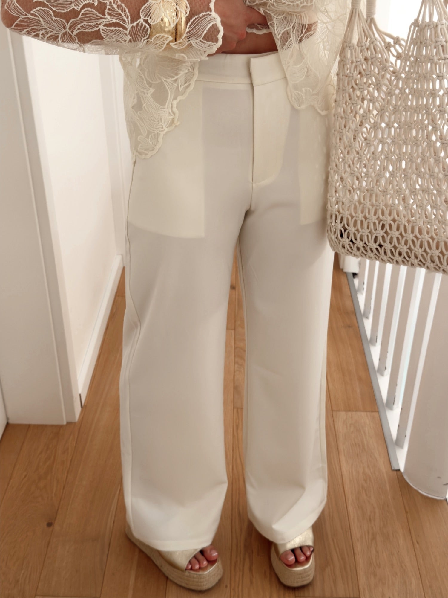 Pantalon DUCHESSE Beige