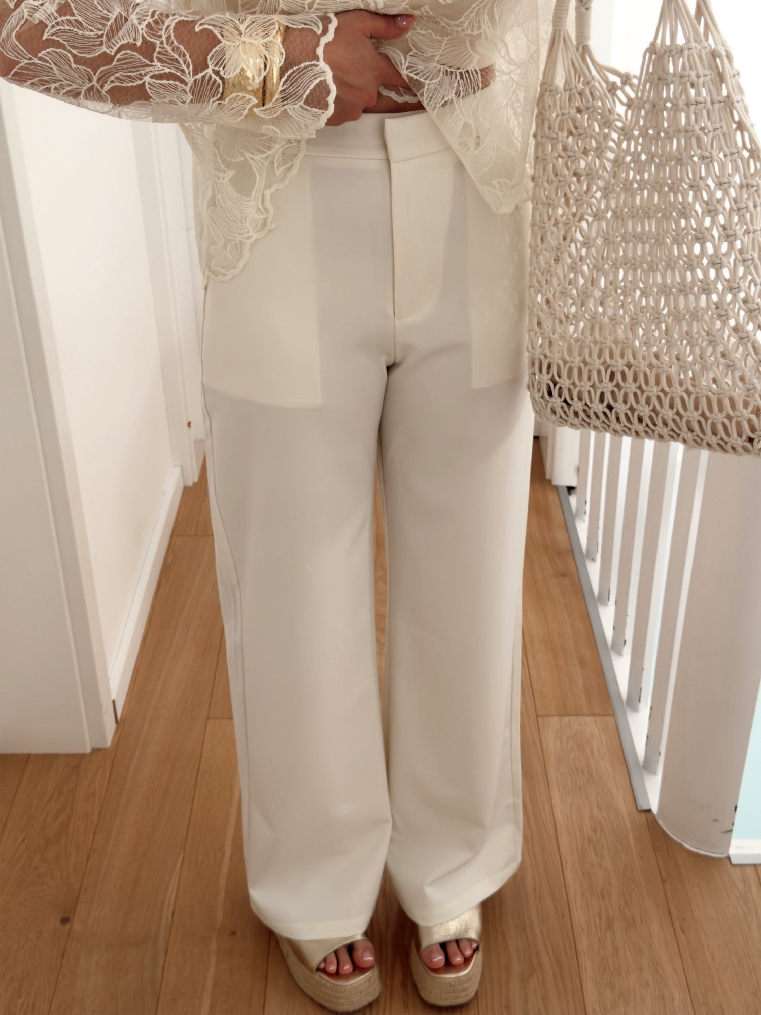 Pantalon DUCHESSE Beige