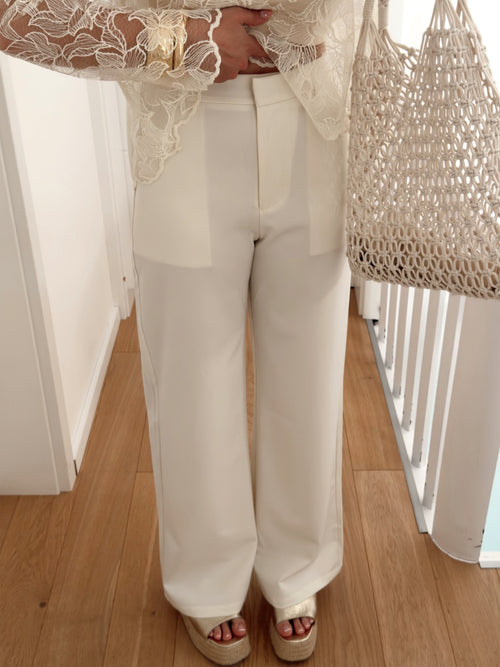 Pantalon DUCHESSE Beige