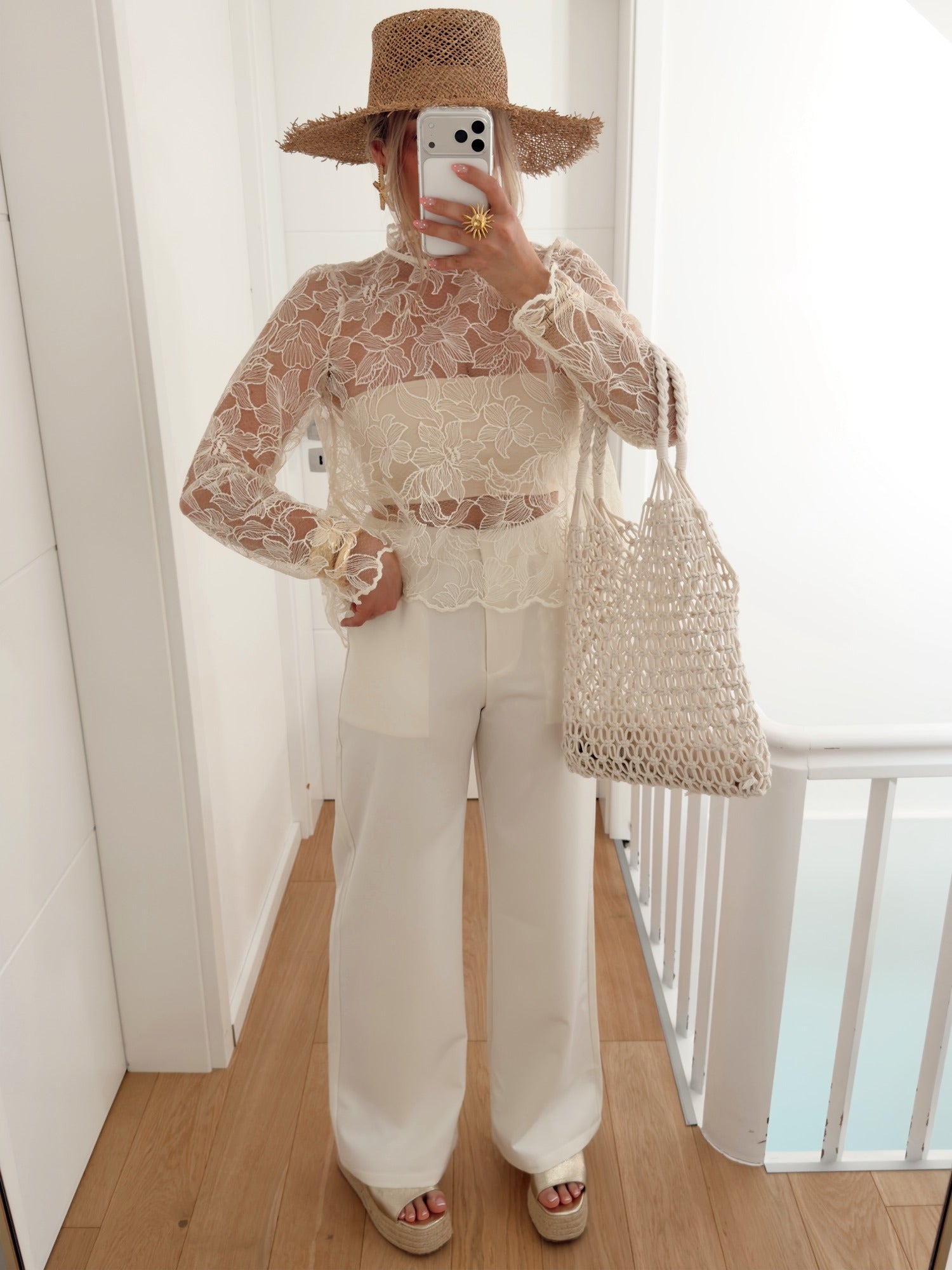 Pantalon DUCHESSE Beige