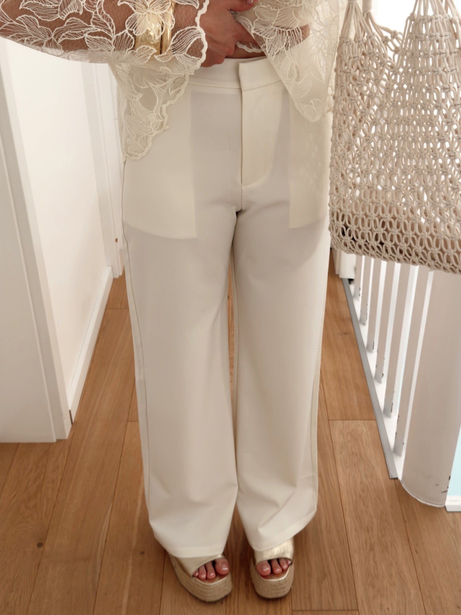 Pantalon DUCHESSE Beige