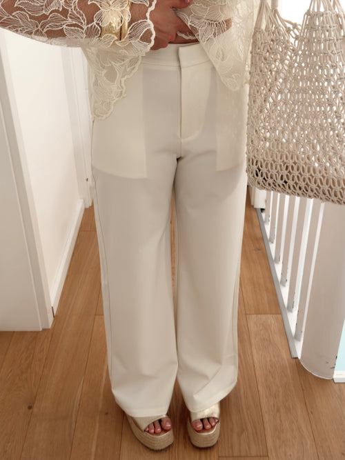 Pantalon DUCHESSE Beige