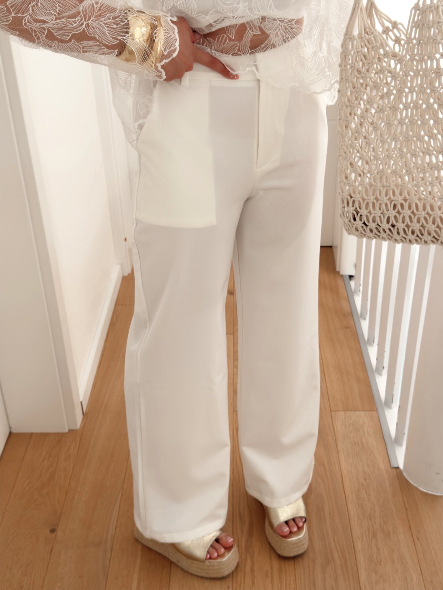 Pantalon DUCHESSE Blanc