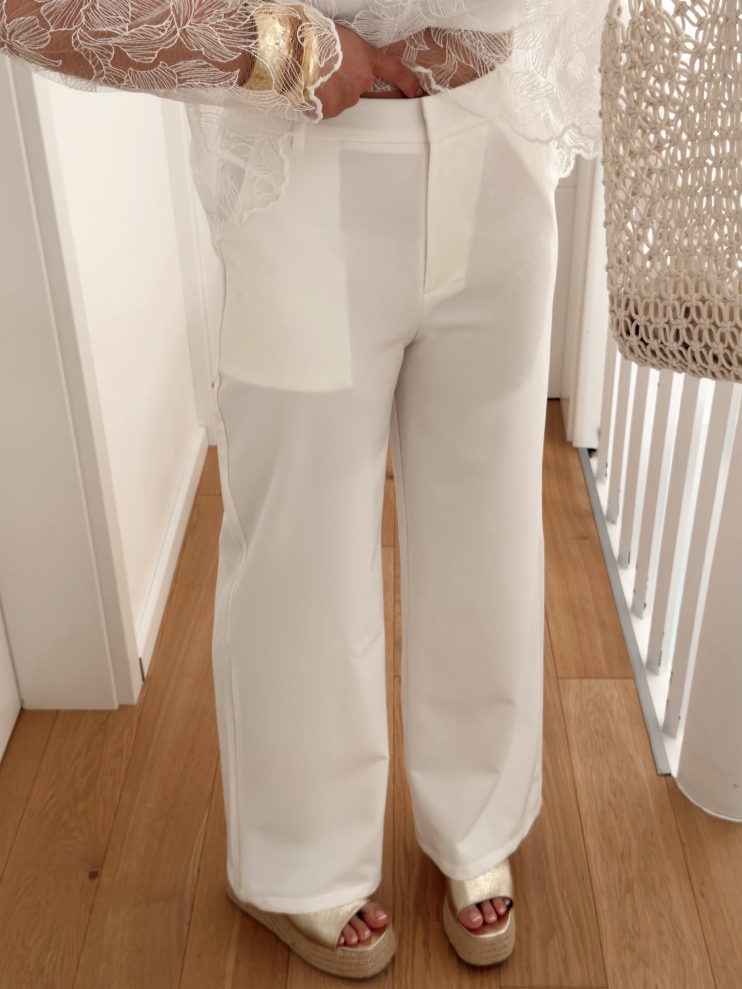 Pantalon DUCHESSE Blanc