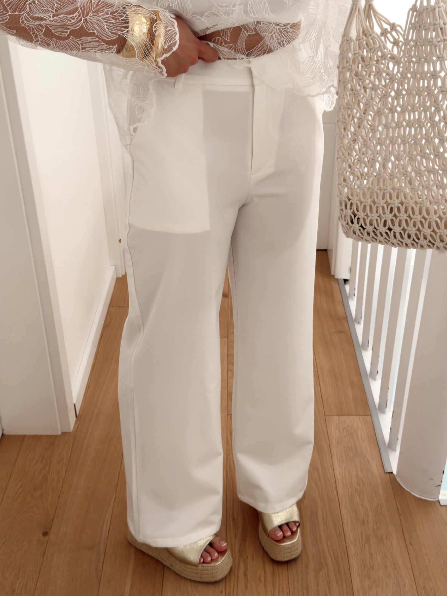 Pantalon DUCHESSE Blanc