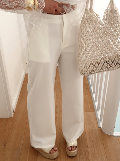 Pantalon DUCHESSE Blanc