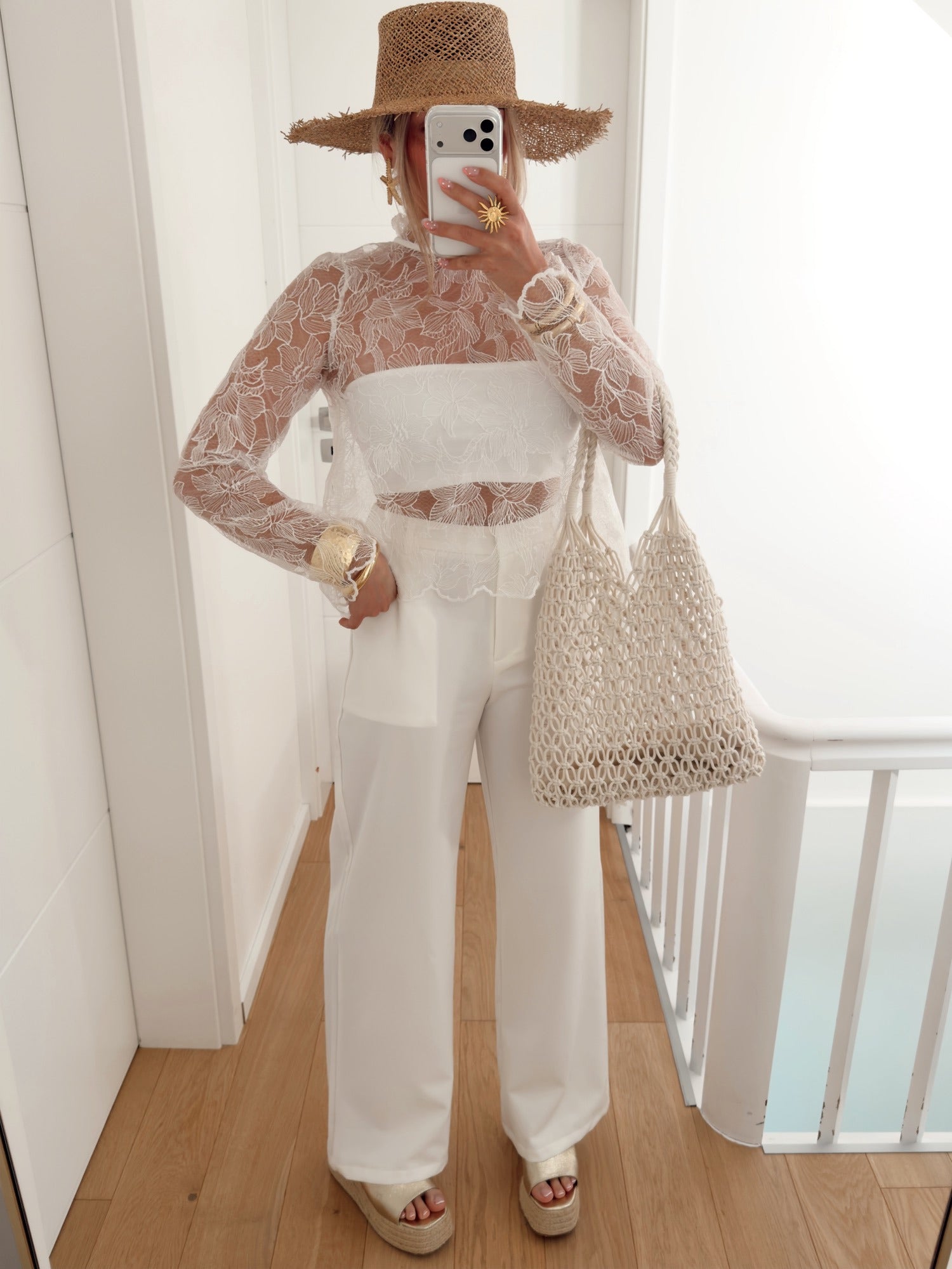 Pantalon DUCHESSE Blanc