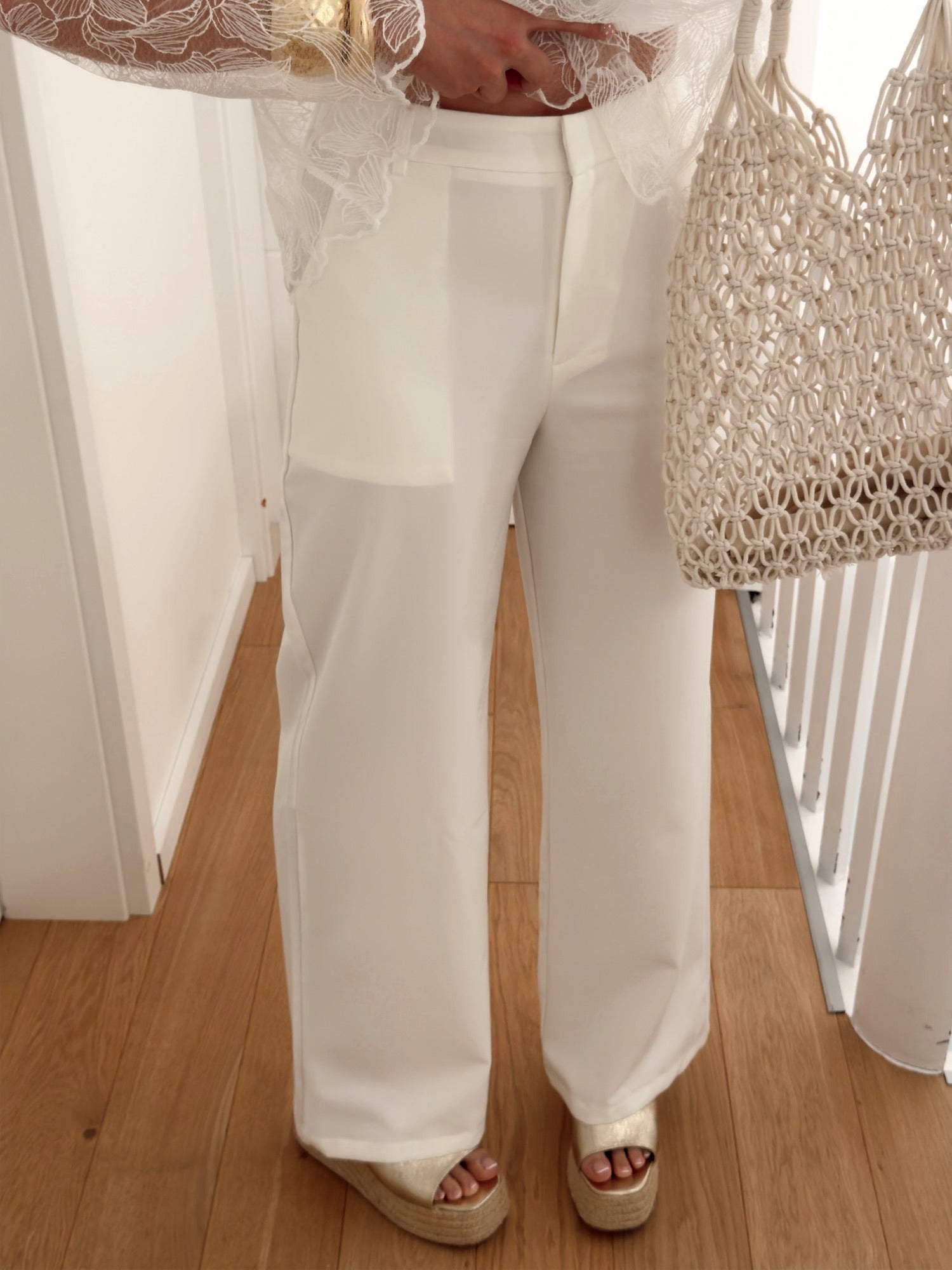Pantalon DUCHESSE Blanc