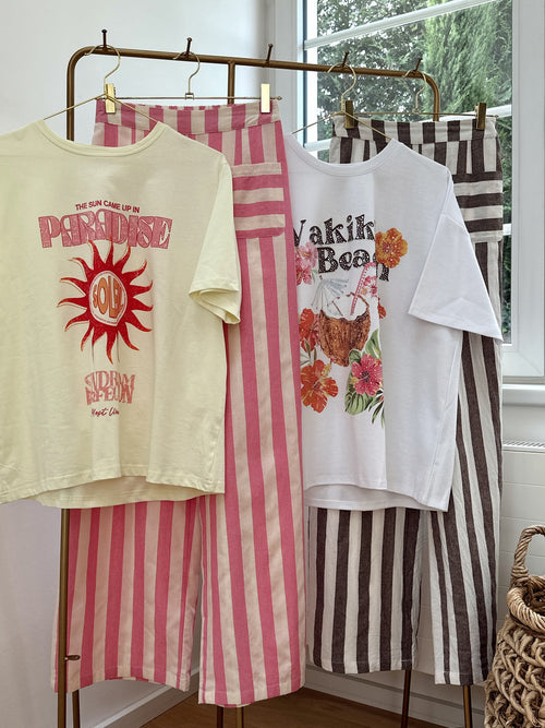Pantalon STEFANO Rose