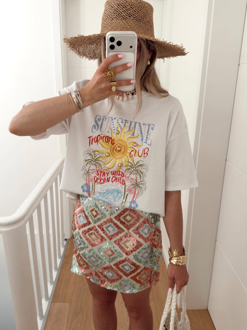 T-shirt WILD Blanc