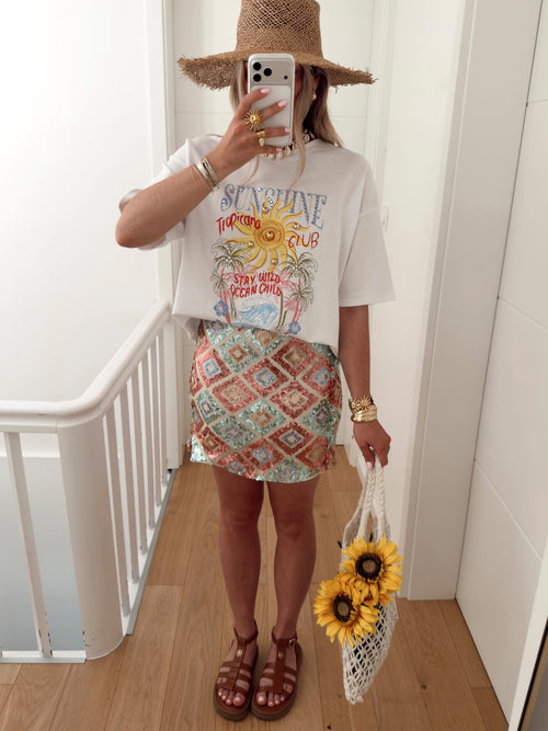 T-shirt WILD Blanc