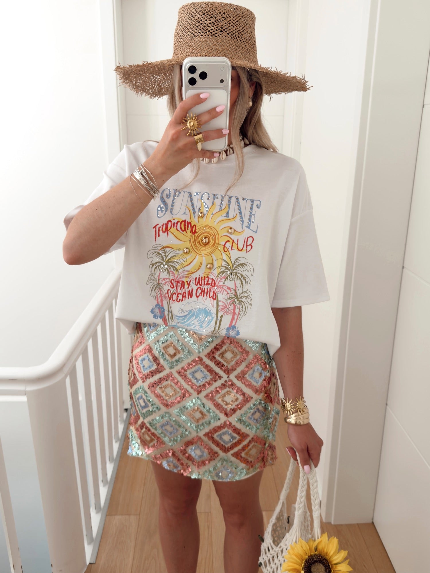 T-shirt WILD Blanc