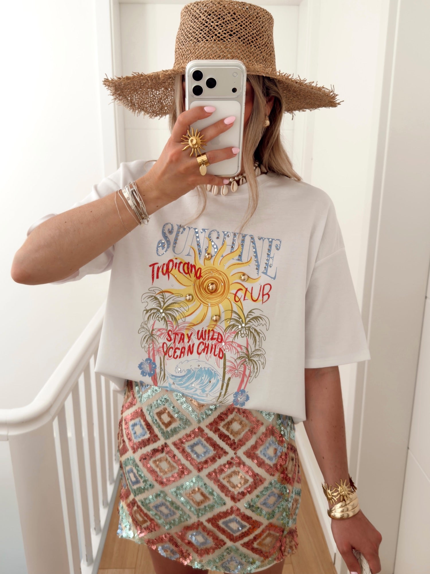 T-shirt WILD Blanc