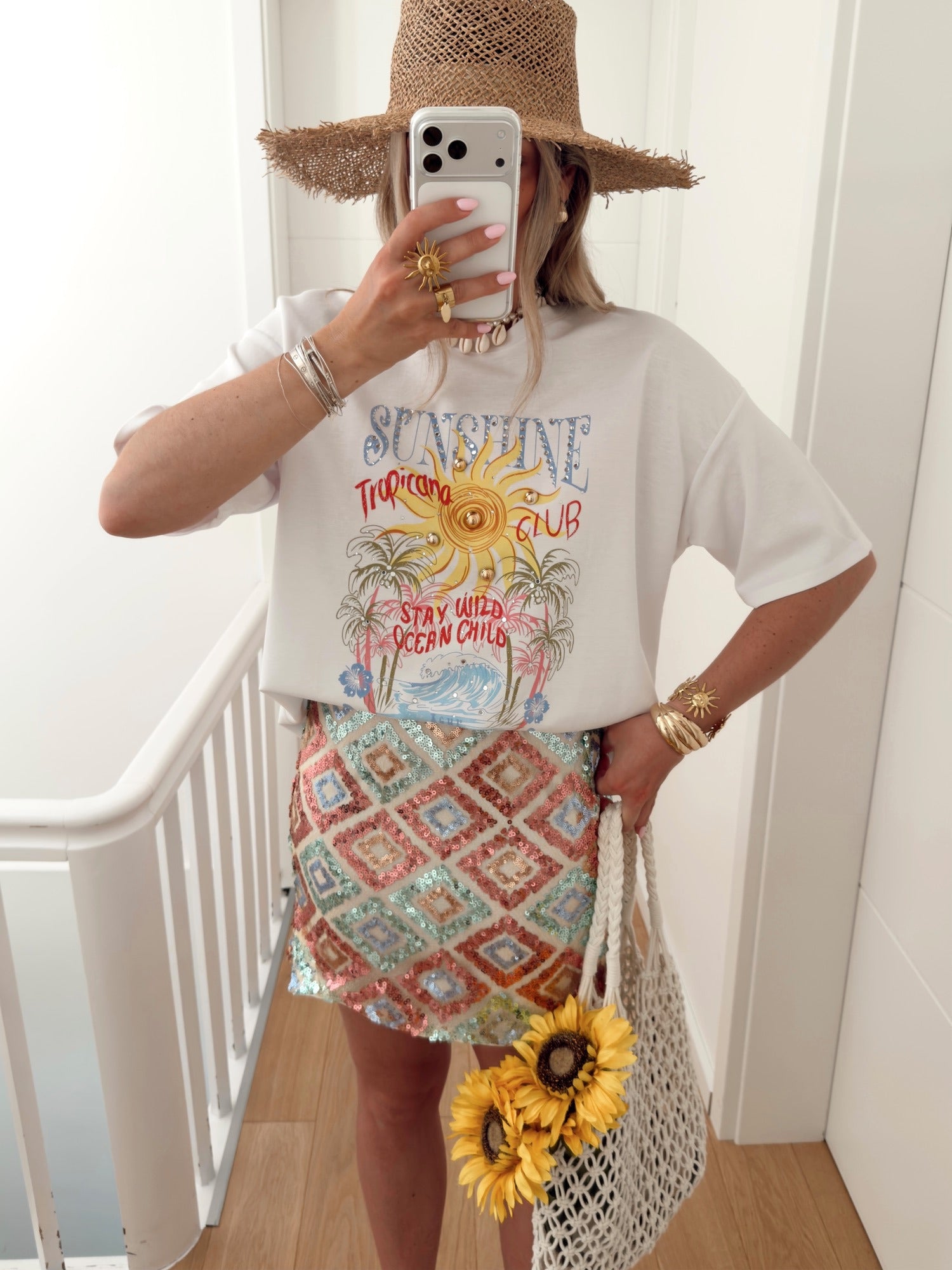 T-shirt WILD Blanc