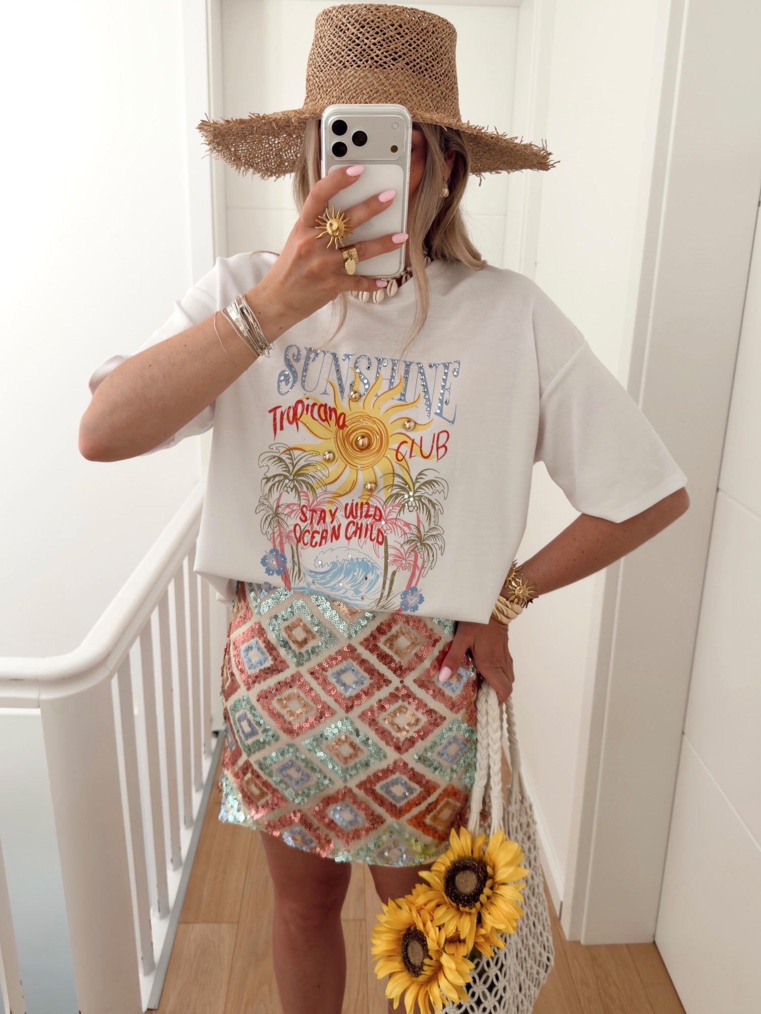 T-shirt WILD Blanc