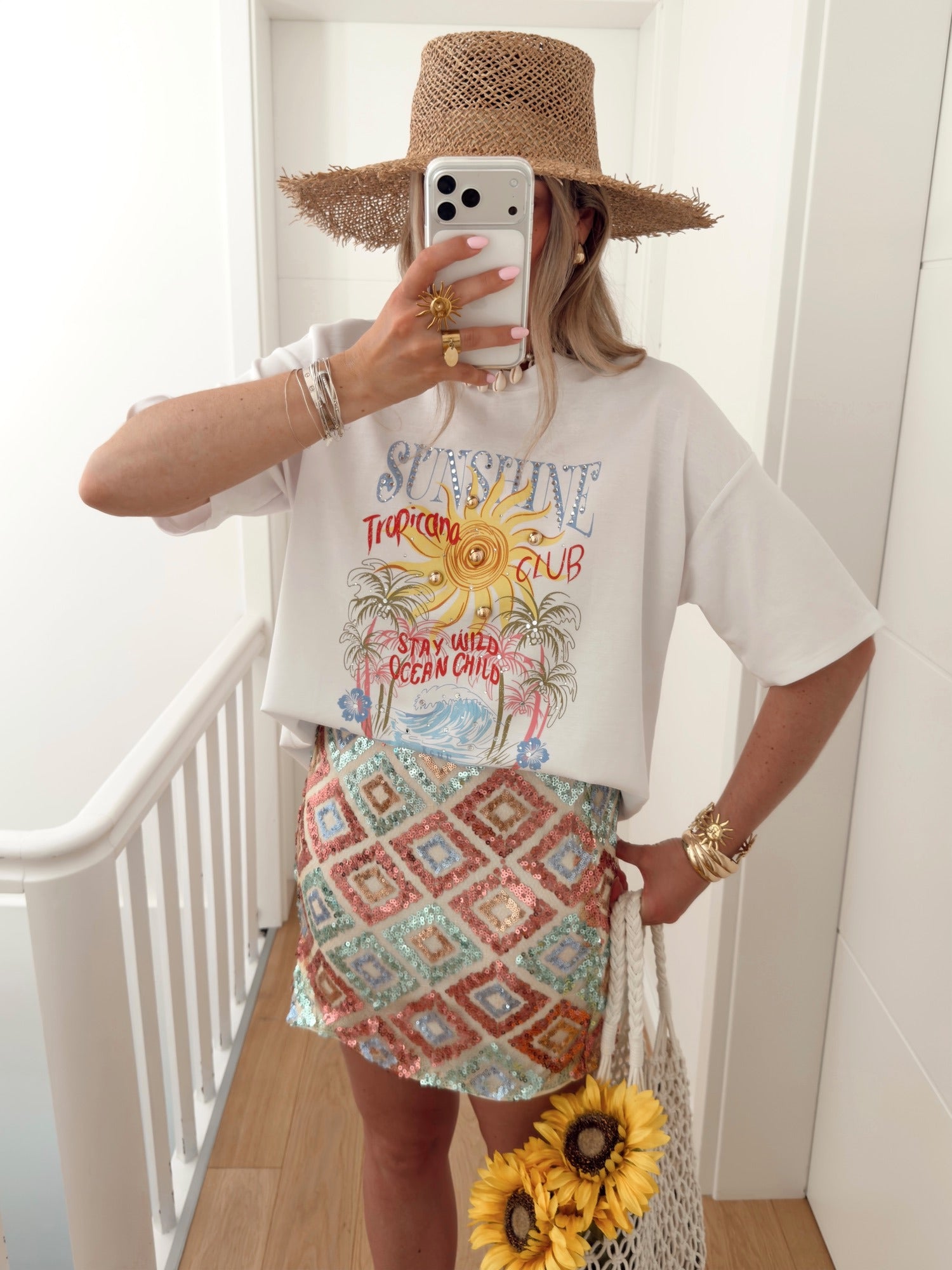T-shirt WILD Blanc