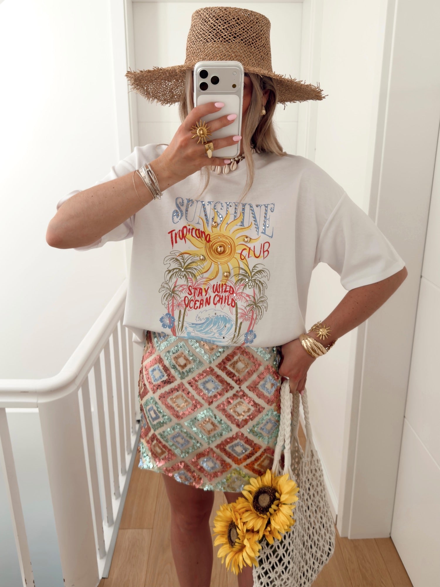 T-shirt WILD Blanc