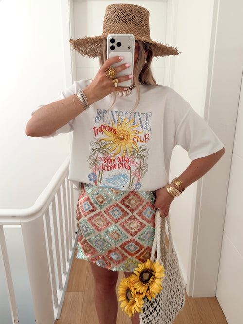 T-shirt WILD Blanc
