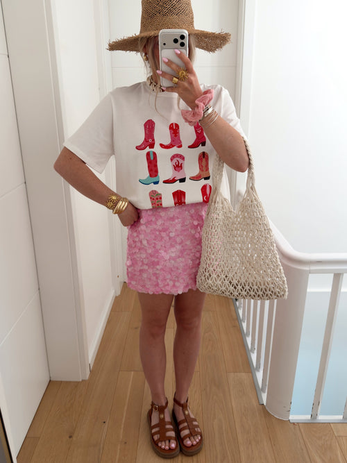 PRE COMMANDE T-shirt SANTIAGS Blanc