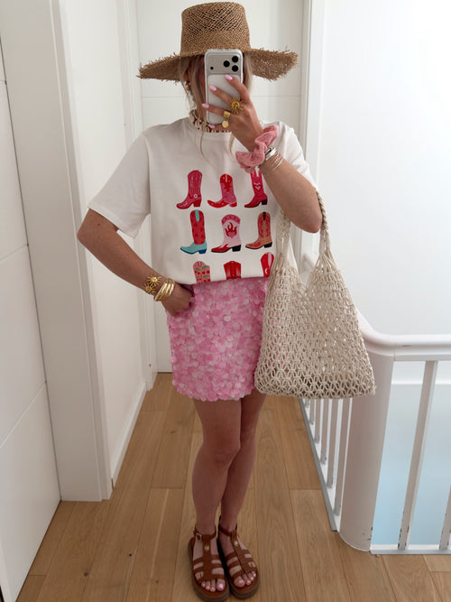 PRE COMMANDE T-shirt SANTIAGS Blanc