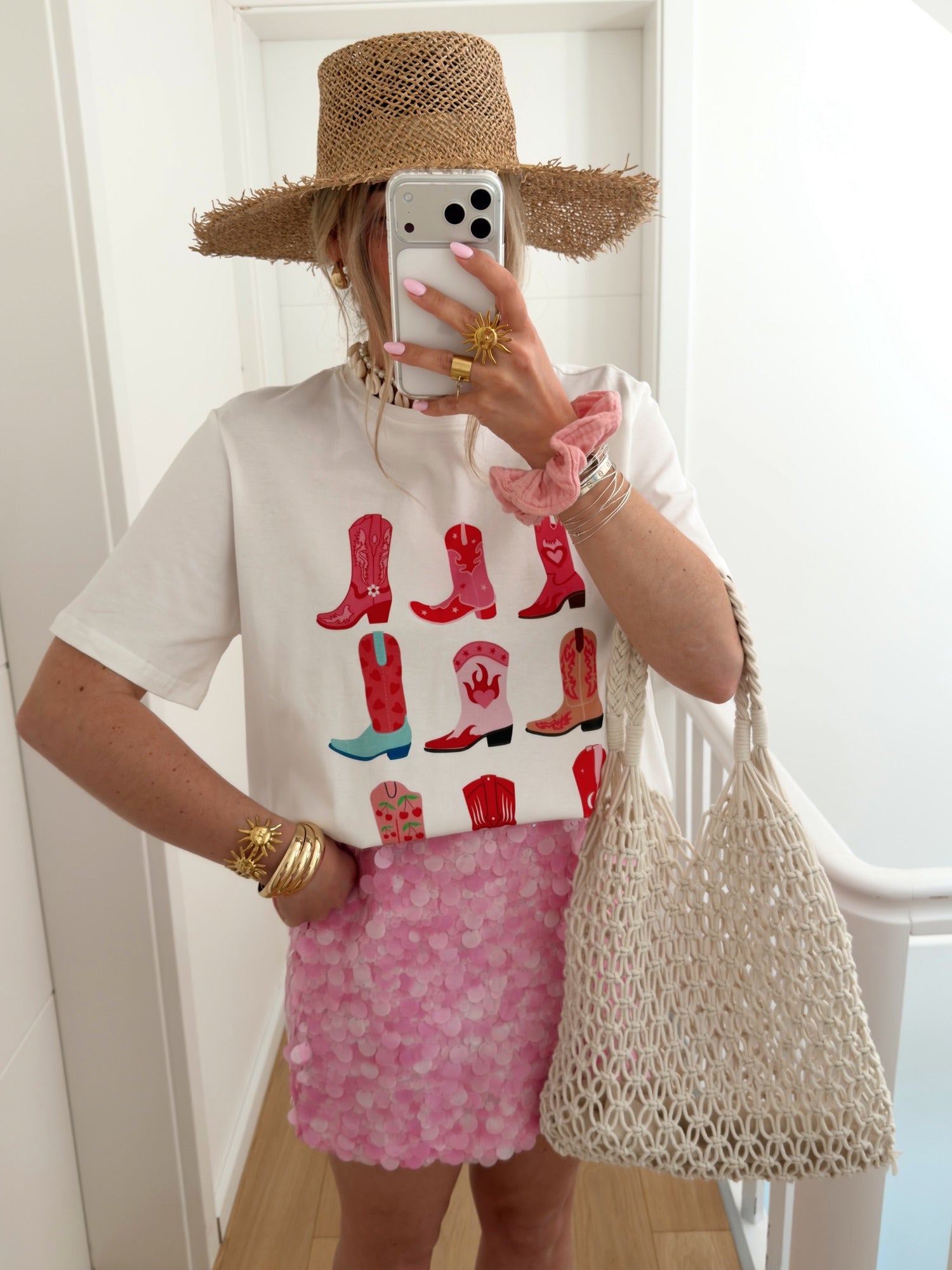 PRE COMMANDE T-shirt SANTIAGS Blanc