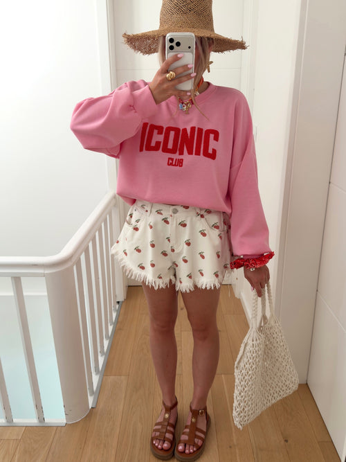 Short POP Blanc
