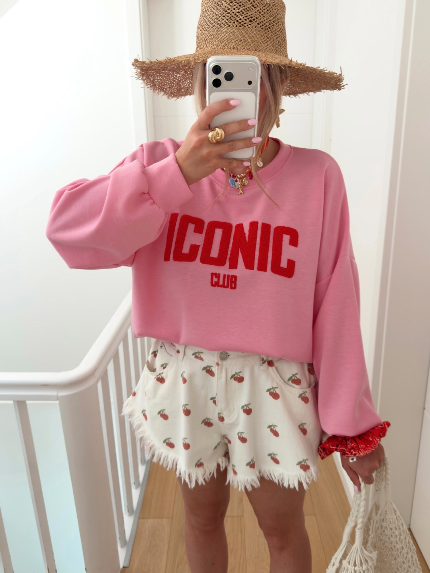 Short POP Blanc