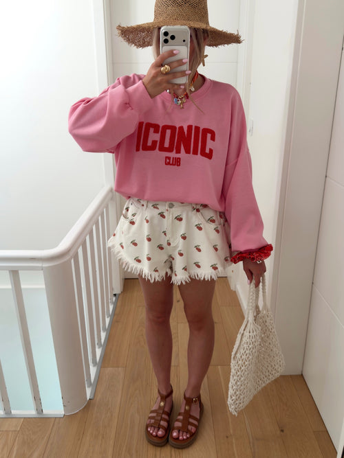 Short POP Blanc