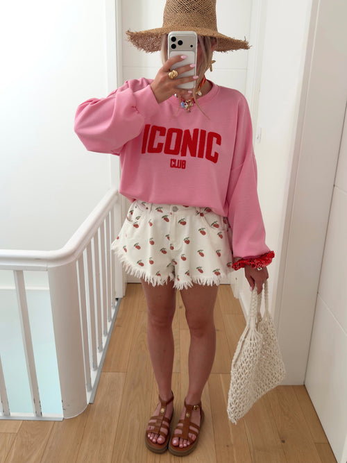 Short POP Blanc