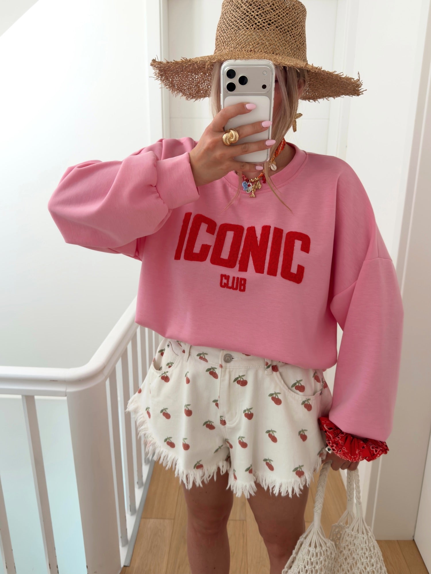 Short POP Blanc