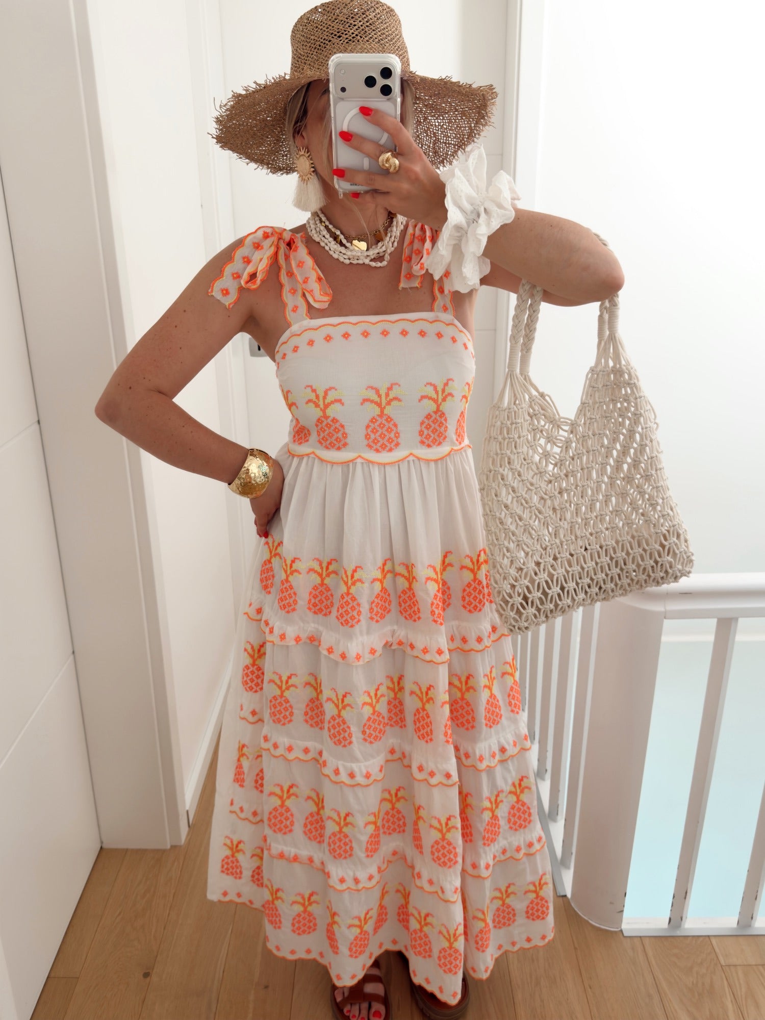 Robe ANANAS Blanc