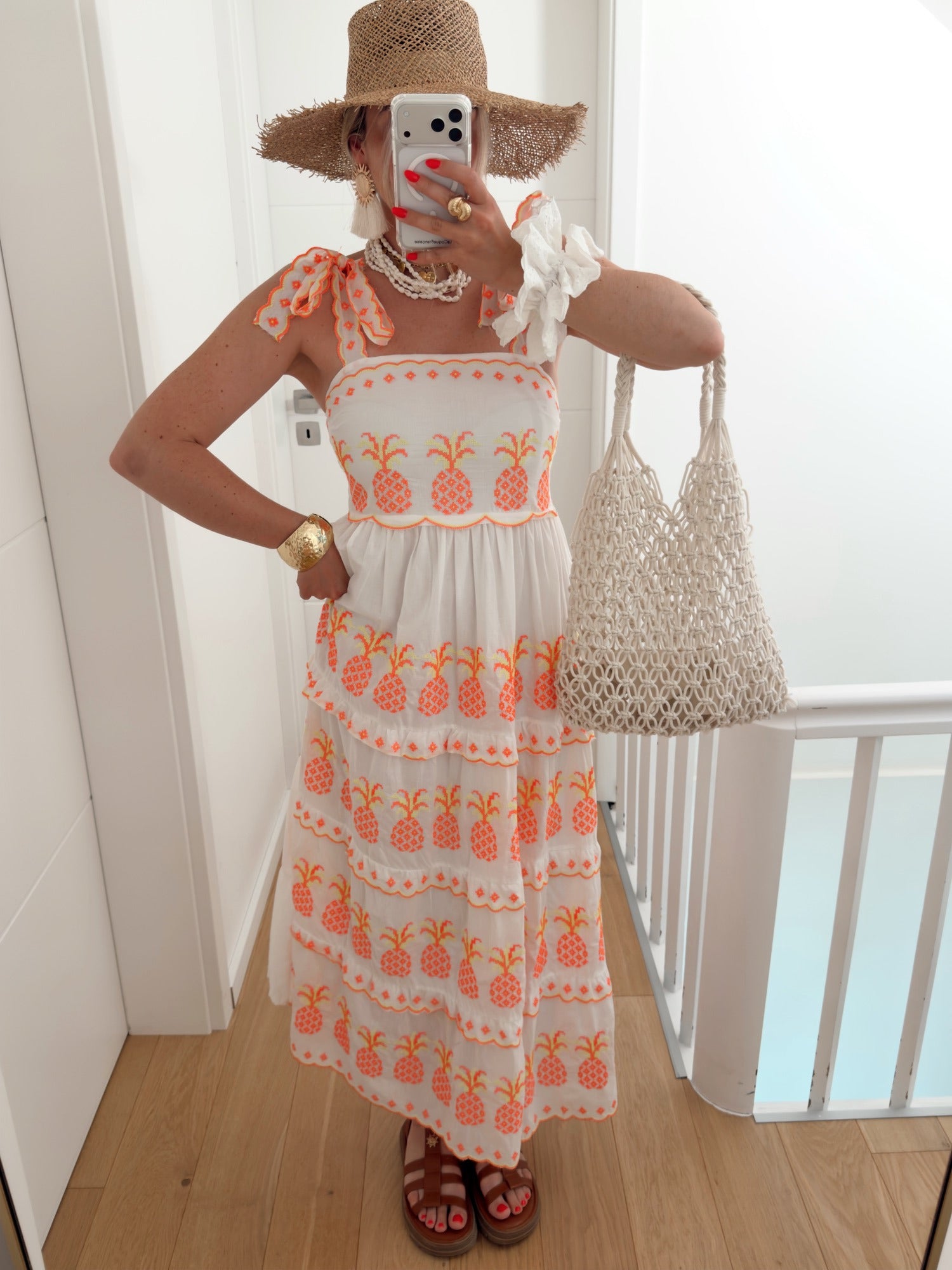 Robe ANANAS Blanc