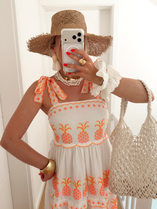 Robe ANANAS Blanc