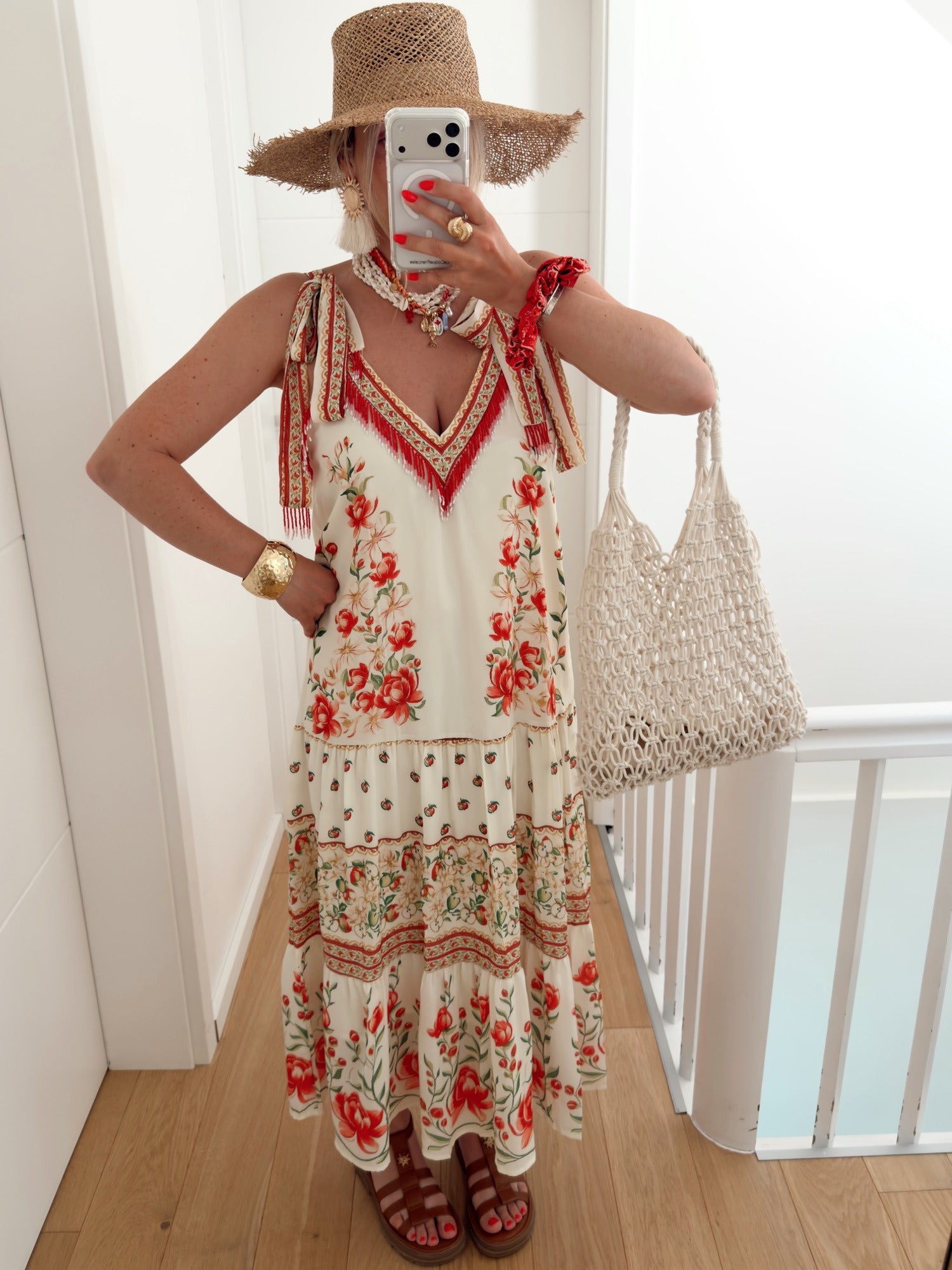 Robe PERLI Rouge
