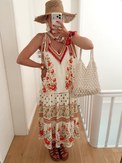 Robe PERLI Rouge