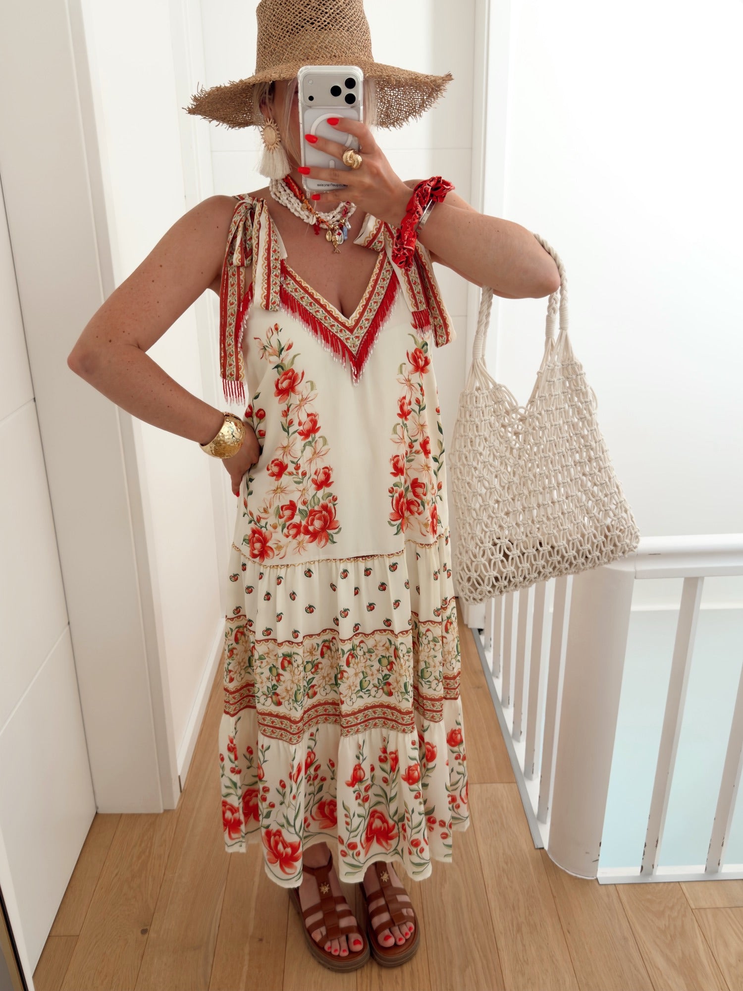 Robe PERLI Rouge