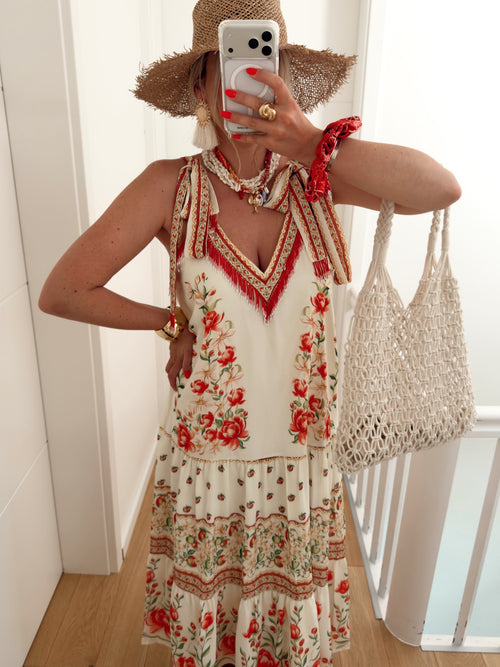 Robe PERLI Rouge
