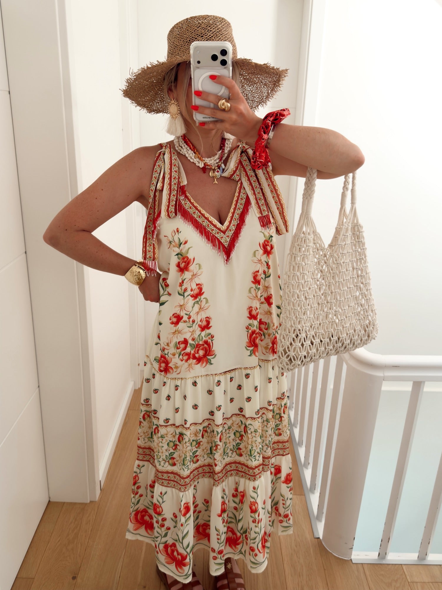Robe PERLI Rouge