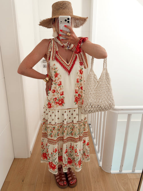 Robe PERLI Rouge