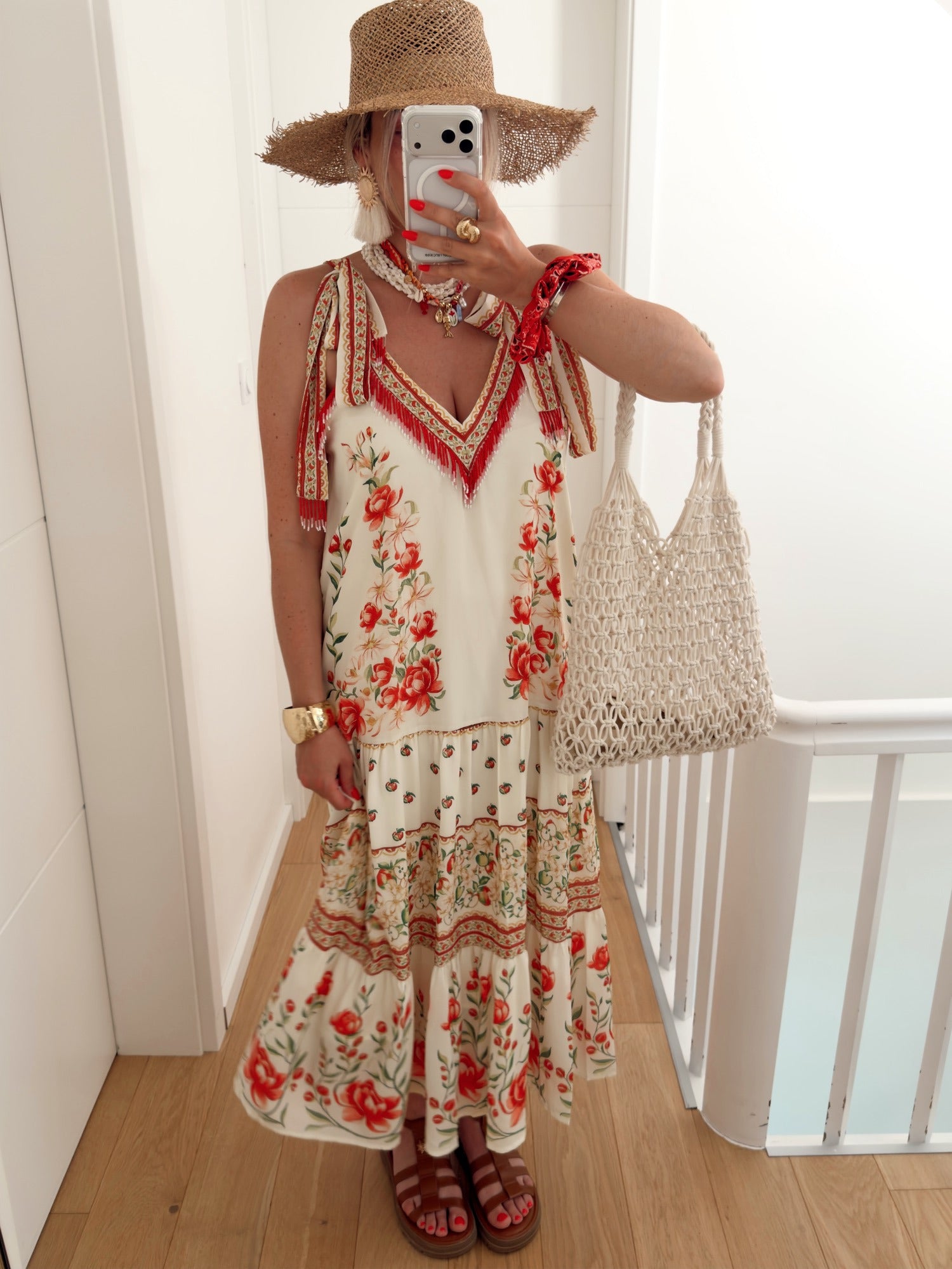Robe PERLI Rouge