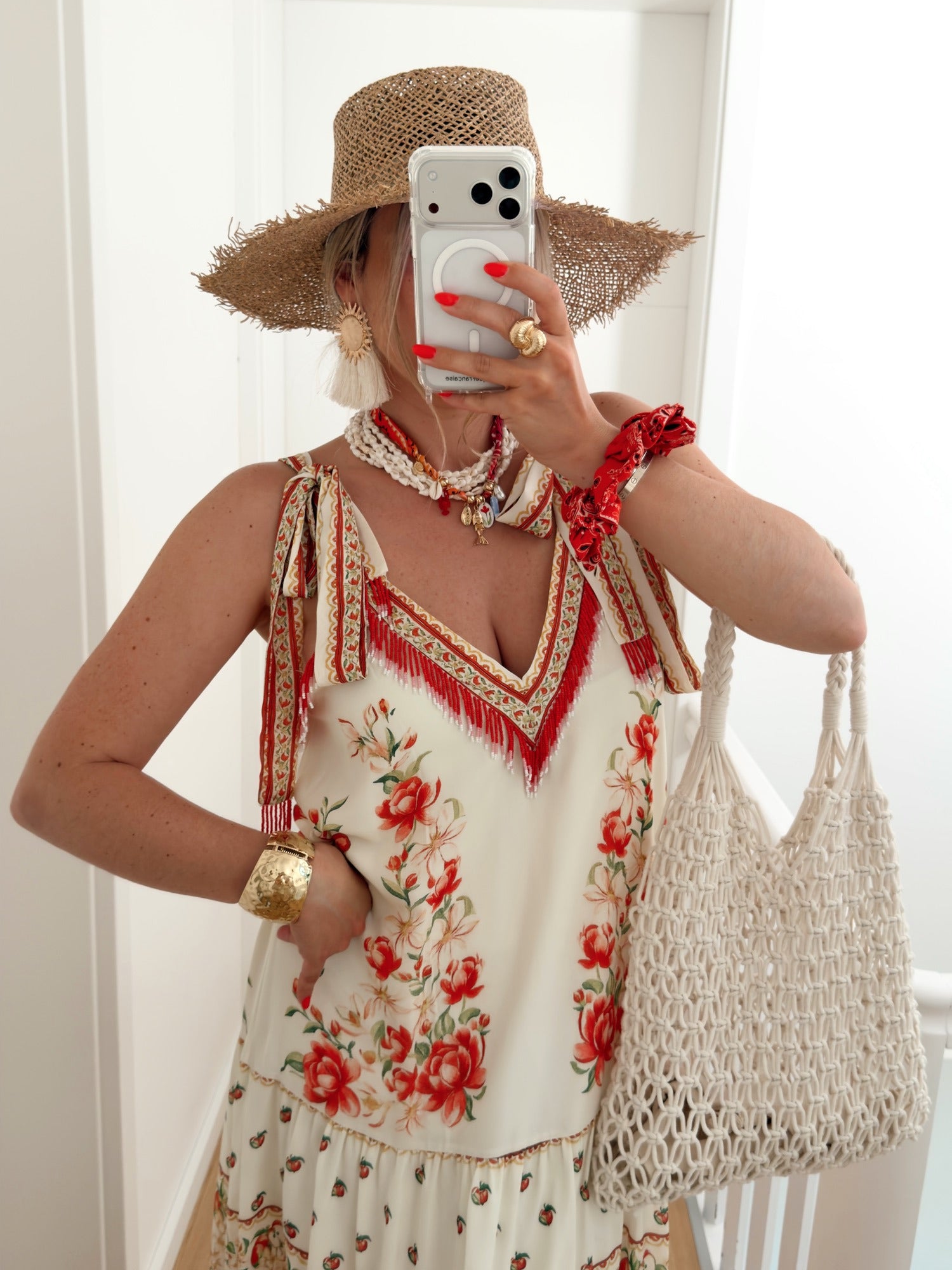 Robe PERLI Rouge