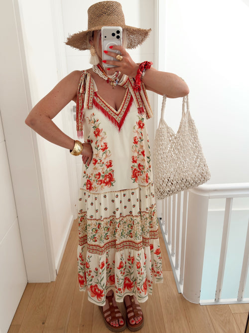 Robe PERLI Rouge