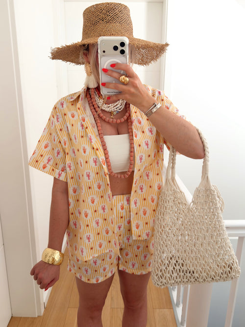 Chemise HOMMY Jaune