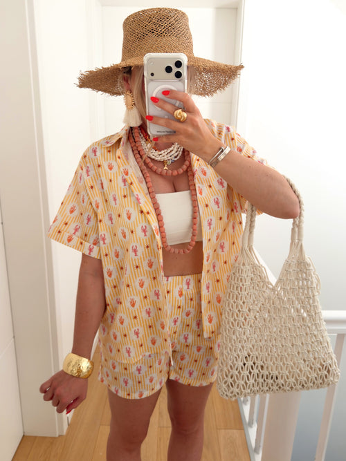 Chemise HOMMY Jaune