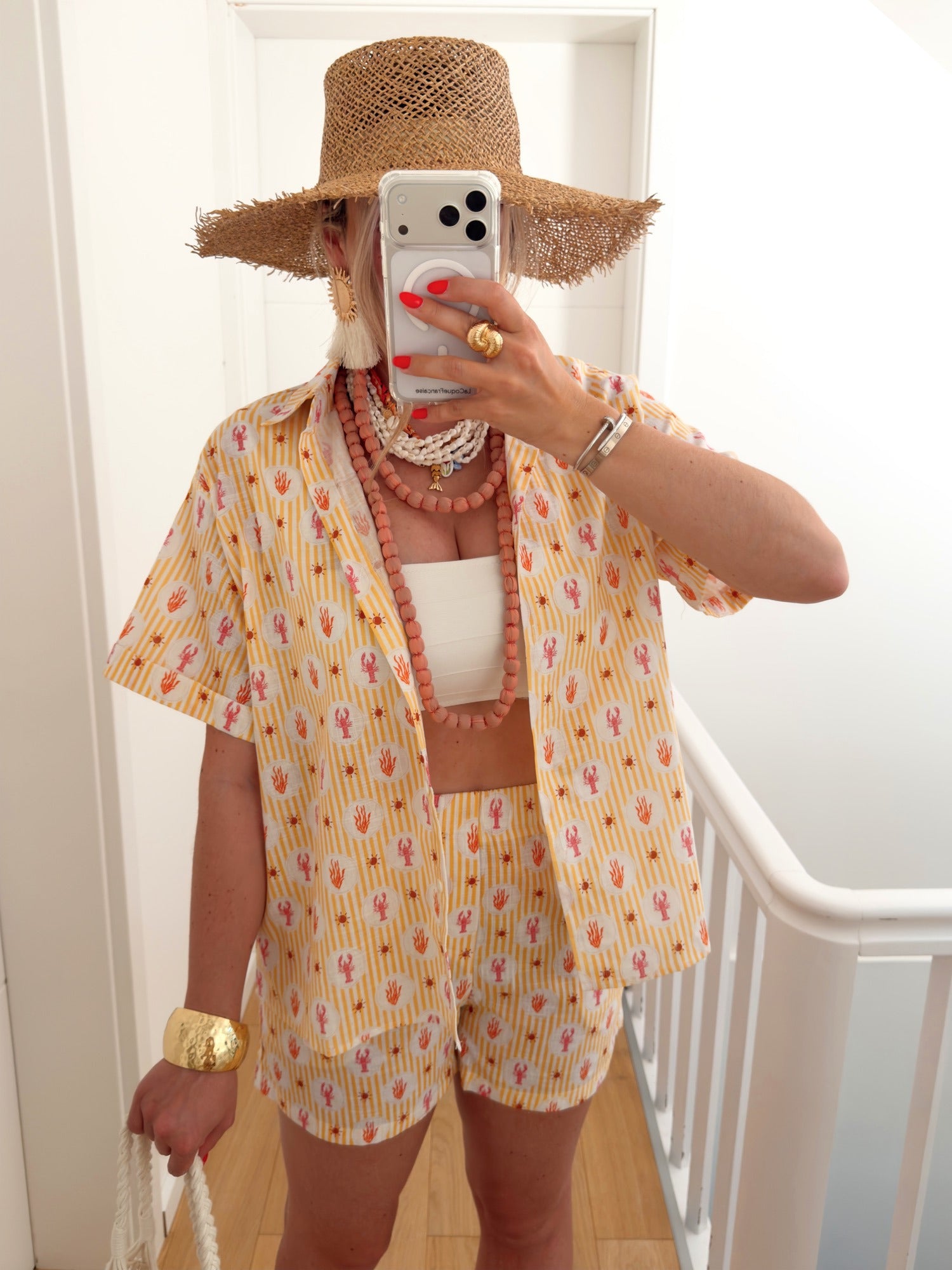 Chemise HOMMY Jaune