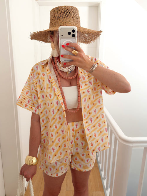 Chemise HOMMY Jaune