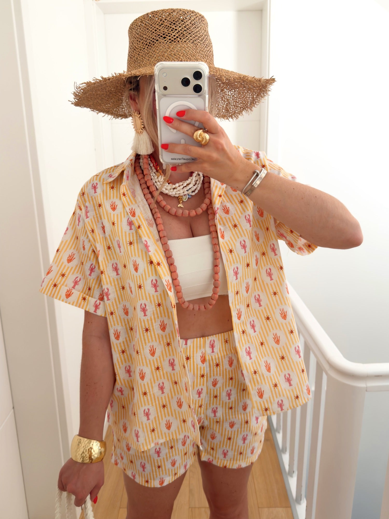 Chemise HOMMY Jaune