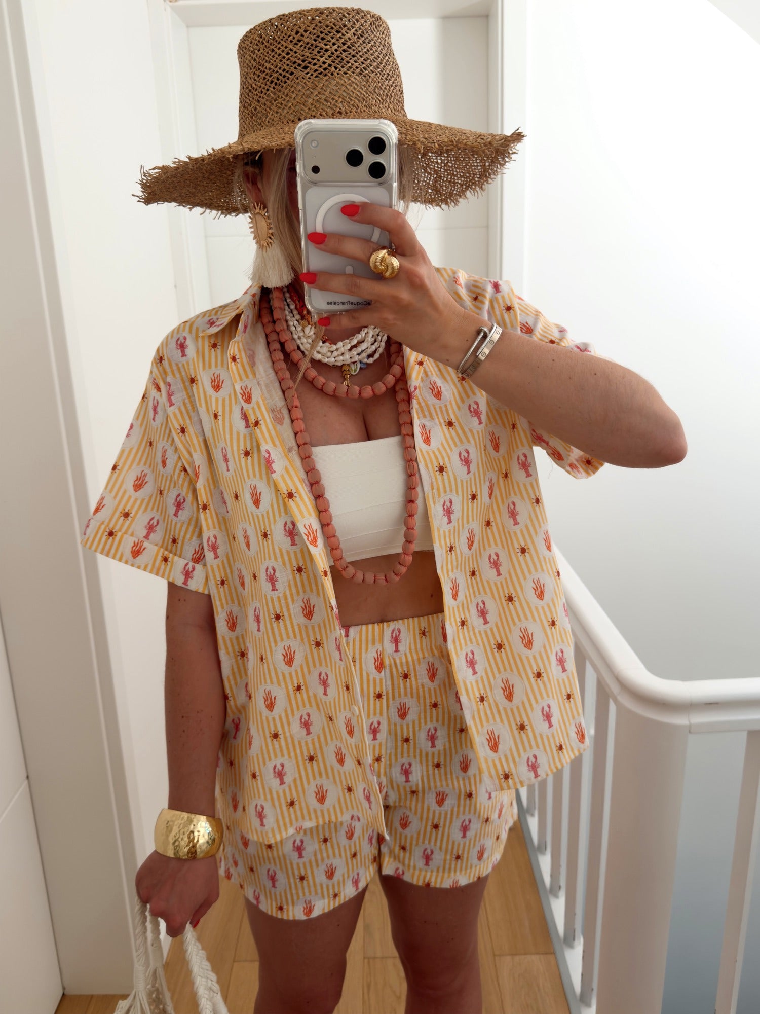 Chemise HOMMY Jaune
